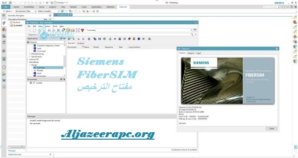 Siemens FiberSIM مفتاح الترخيص