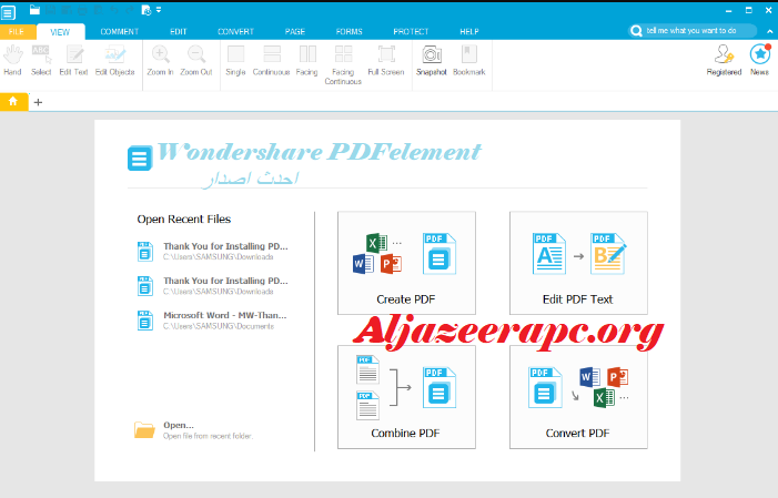 Wondershare PDFelement احدث اصدار,